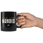 Nardis Gun Life - 11oz Black Coffee Mug