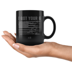 Got Your Six 04 - 11oz Black Coffee Mug