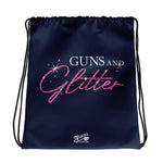 Guns N Glitter 01 - Drawstring Bag (Navy)