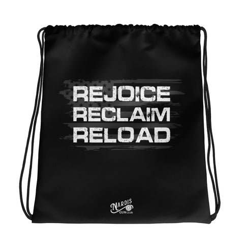 Reload - Drawstring Bag (Black)