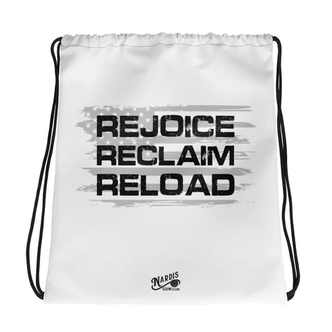 Reload - Drawstring Bag (White)