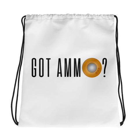 Got Ammo - Drawstring Bag (White)