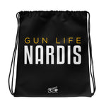 Nardis Gun Life - Drawstring Bag (Black)