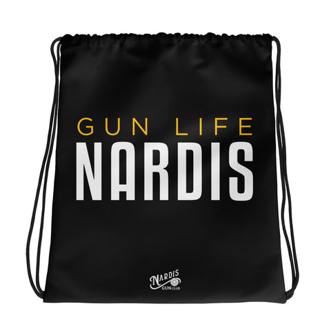 Nardis Gun Life - Drawstring Bag (Black)