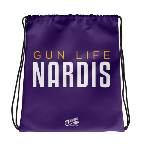 Nardis Gun Life - Drawstring Bag (Purple)