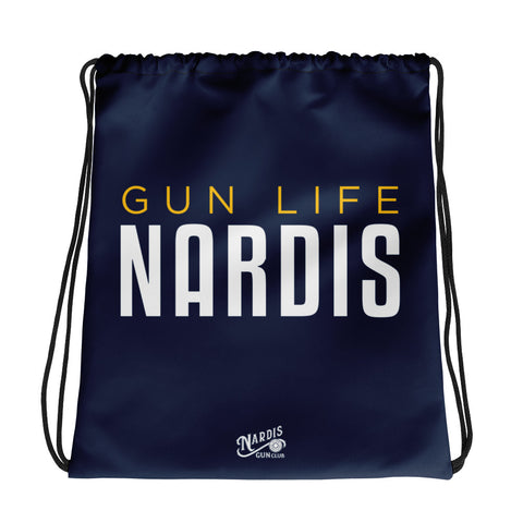 Nardis Gun Life - Drawstring Bag (Navy)