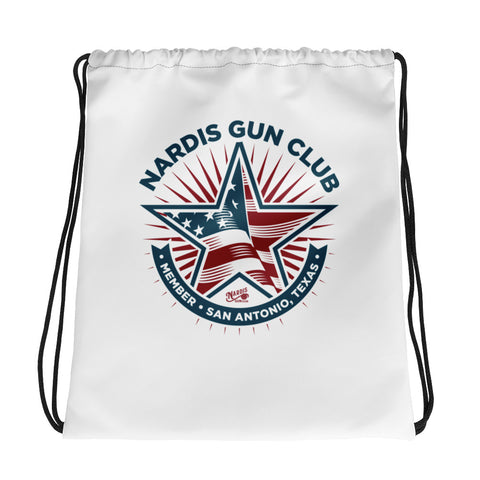 Member Patriotic - Drawstring Bag (WHT)