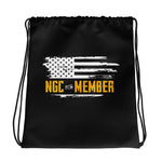 Member Flag - Drawstring Bag (BLK)