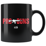 Pro Guns 03 - 11oz Black Coffee Mug