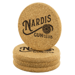 Nardis - Round Cork Coasters (Set of 4)