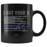 Got Your Six 03 - 11oz Black Coffee Mug