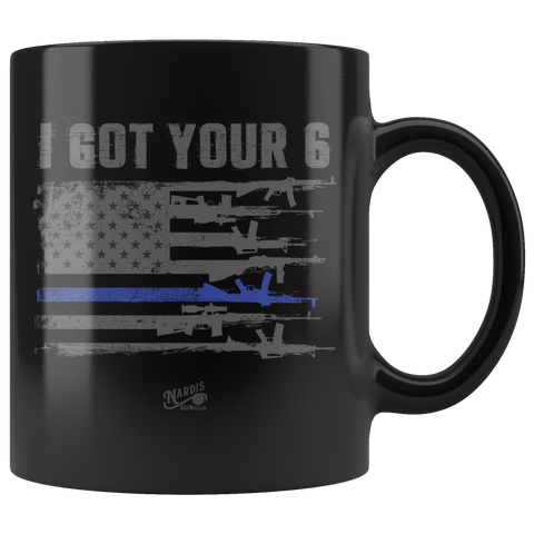 Got Your Six 03 - 11oz Black Coffee Mug