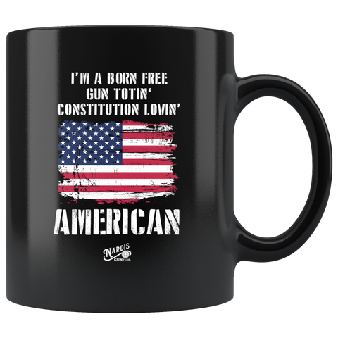 Born Free - 11oz Black Coffee Mug