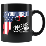 Your Right - 11oz Black Coffee Mug