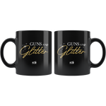 Guns N Glitter 02 - 11oz Black Coffee Mug