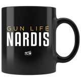 Nardis Gun Life - 11oz Black Coffee Mug