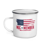 Member Flag - Enamel Mug