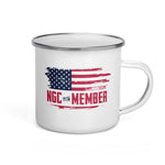 Member Flag - Enamel Mug