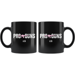 Pro Guns 02 - 11oz Black Coffee Mug