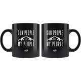 Gun People - 11oz Black Coffee Mug