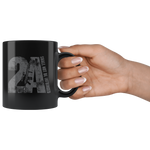 2A - 11oz Black Coffee Mug