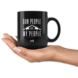 Gun People - 11oz Black Coffee Mug