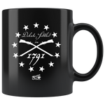 Settled 1791 - 11oz Black Coffee Mug