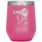 Like A Girl - Wine Tumbler