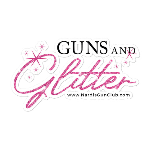 Guns N Glitter - Sticker