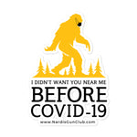 Before COVID - Sticker