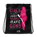 Have Fun - Drawstring Bag (Black)