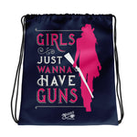 Have Fun - Drawstring Bag (Navy)