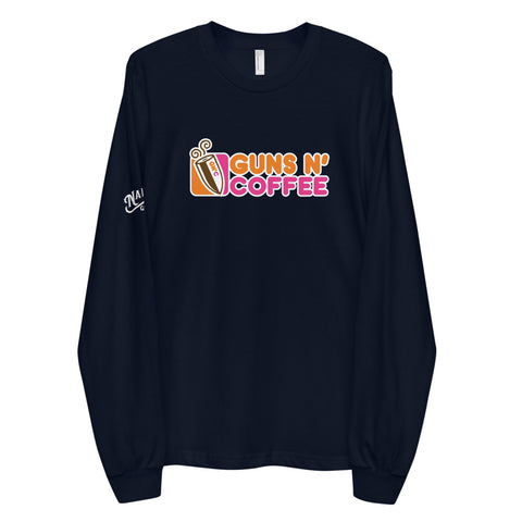 Guns N Coffee - Long Sleeve Shirt (Dark)