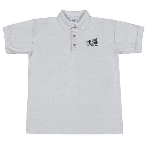 Embroidered Unisex Polo Shirt - Grey