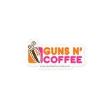 Guns N Coffee - Sticker