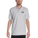 Embroidered Unisex Polo Shirt - Grey