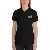Premium Women's Polo Shirt - Black