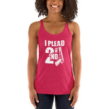 Plead The 2nd - Racerback Tank (Dark)