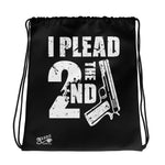 Plead The 2nd - Drawstring Bag (Black)