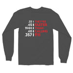 Faster Than - Long Sleeve Shirt (Dark)