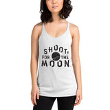 Shoot For The Moon - Racerback Tank (White)