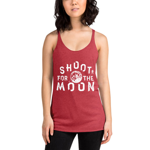 Shoot For The Moon - Racerback Tank (Dark)