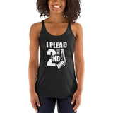 Plead The 2nd - Racerback Tank (Dark)