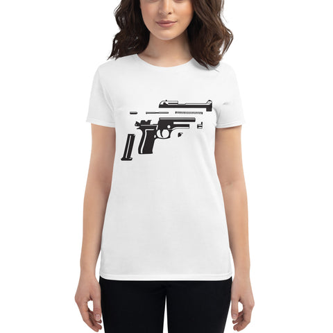 Gun Parts - Fit T-Shirt (White)