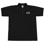 Embroidered Unisex Polo Shirt - Black