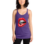 Lips - Racerback Tank (Dark)