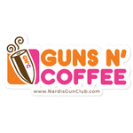 Guns N Coffee - Sticker