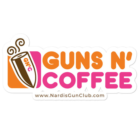 Guns N Coffee - Sticker