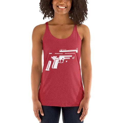 Gun Parts - Racerback Tank (Dark)