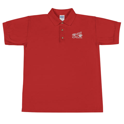 Embroidered Unisex Polo Shirt - Red